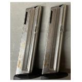 2 - Walther PPQ .22 LR 10 rnd Stainless Magazines
