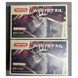 40 rnds Norma Whitetail .300 Win Mag Ammo