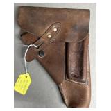 Hungarian FEC 48M 9mm Leather Pistol Holster