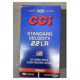 500 rnds CCI .22LR Target Ammo