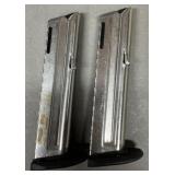 2 - Walther PPQ .22 LR 10 rnd Stainless Magazines