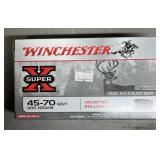 20 rnds Winchester .45-70 HP Ammo