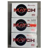 60 rnds Hornady Match 6.5 Creedmoor Ammo