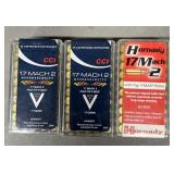 150 rnds CCI & Hornady .17 Mach 2 Ammo