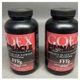 2 - 1 lbs Can Goex FFFg Black Powder
