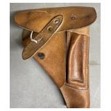 Hungarian FEC 48M 9mm Leather Pistol Holster