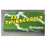 500 rnds Remington Thunderbolt .22LR Ammo
