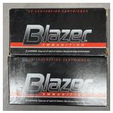 100 rnds Blazer 9mm Ammo
