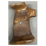 Large Unknown Custom Checkered Walnut Grips