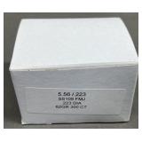300ct Hornady 5.56/.223 cal 62 gr FMJ Bullets