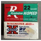 100 rnds .22 Short Ammo