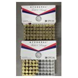 74ct Once Fired Federal .38 Spl Brass