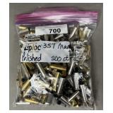 200ct Polished .357 Magnum Brass