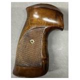 Unknown Custom Checkered Walnut Revolver Grips