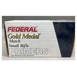 1000 Federal Gold Medal Match Small Rifle Primers