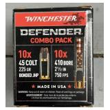 Winchester Defender .410ga/.45 Colt Ammo