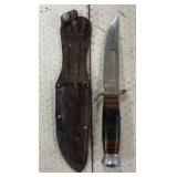 Puma No. 6324 Knife & Leather Sheath