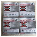 100 rnds Winchester 20ga Steel Shot Ammo