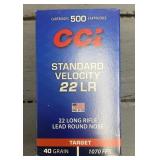 500 rnds CCI Target .22LR Ammo