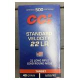 500 rnds CCI Target .22LR Ammo