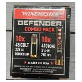 Winchester Defender .410ga/.45 Colt Ammo