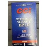 500 rnds CCI Target .22LR Ammo