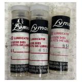 3 - Lyman Lubricating & Sizing Dies