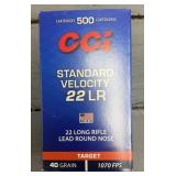 500 rnds CCI Target .22LR Ammo