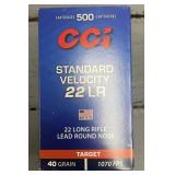 500 rnds CCI Target .22LR Ammo