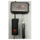 CobraTec Spring Assist Knife w/ Sheath