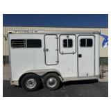 1995 15' Feather-Lite Horse Trailer