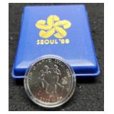 1986 So. Korea 2000 Won Unc.