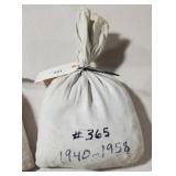 Bag Of 5,000 Wheat Cents 1940-1958