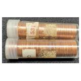 (2) Rolls Unc. 1969 L. Cents D&S BU