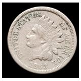 1863 Indian Head Cent XF