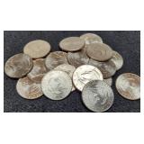 (21) 2004-D Kennedy Half Dollars BU