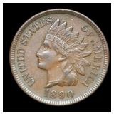 1890 Indian Head Cent w/ Full Liberty