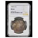 1898-O Slab Morgan Dollar NGC MS64