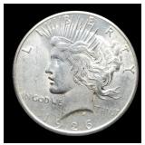 1926-S Peace Dollar MS62