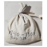 Bag Of 5,000 Wheat Cents 1940-1958