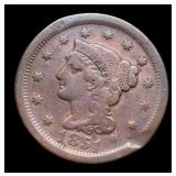 1851 Large Cent Edge Ding