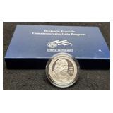 2006 Proof Silver Dollar Comm. B. Franklin w/