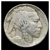 1913 Type 1 Buffalo Nickel Full Horn w/