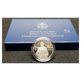 2004 Proof Silver Dollar Comm. Thomas Edison w/