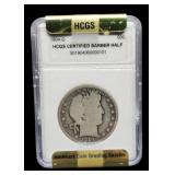1904-O Slab Barber Half Dollar HCGS Certified