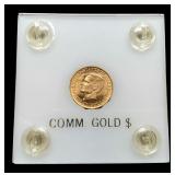 1916 Gold $1 McKinely Memorial MS High Grade