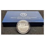 2002-W Proof Silver Dollar Comm. Military Academy