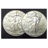 (2) 2021 T2 Silver Eagles