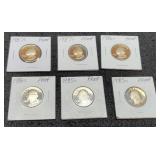 (6) Proof W. Quarters: