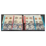 (2) Double Mint Sets 1971, 1972